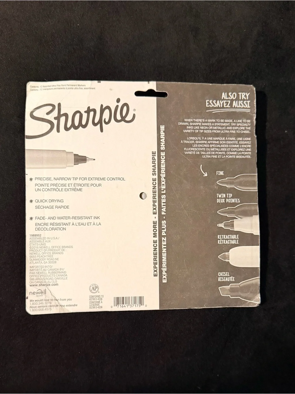 Sharpie Ultra Fine Point Permanent Markers 12 Count Assorted | Back to School